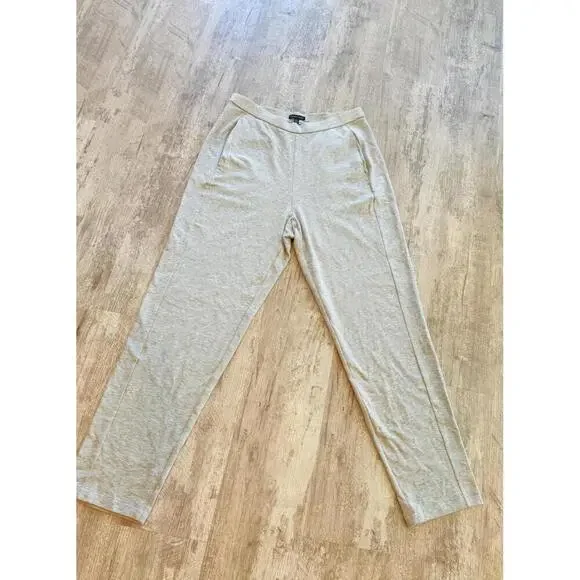 Eileen Fisher Tencel Organic Cotton Fleece Pant NEW - Picture 2 of 9